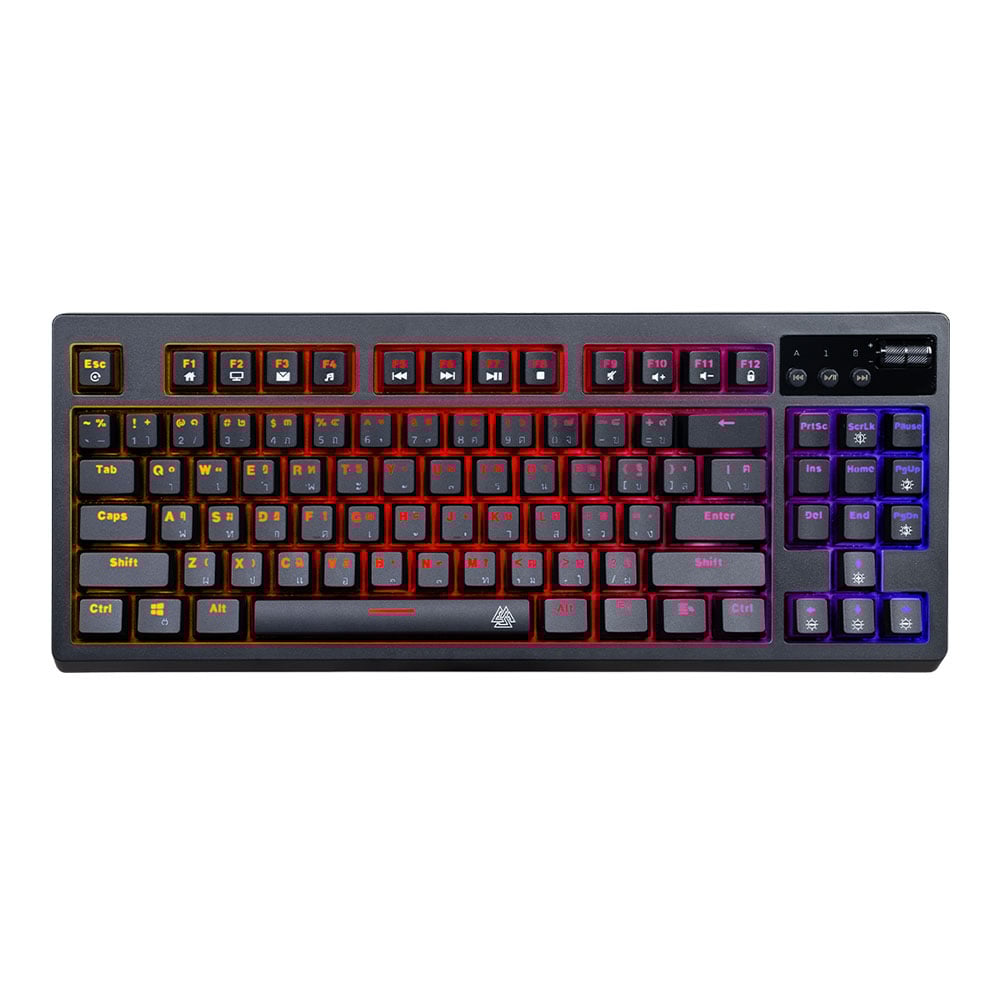 WIRELESS KEYBOARD (คีย์บอร์ดไร้สาย) EGA TYPE CMK4 (BLUE / RED / BROWN SWITCH RGB EN/TH)