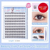 BQI False Eyelashes Without Glue 10 Rows Lazy Single Cluster Sunflower Eyelashes