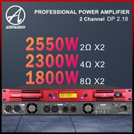AmpAudio Power Amplifier 1800W 2/4channel - DP2.18/ DP4.18