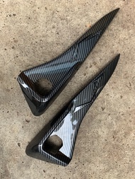 Aerox 155 carbon footrest Cover aerox v1 accessories