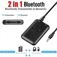 Universal 2 in 1 Wireless Bluetooth 5.0 Receiver Transmitter A2DP Audio 3.5MM AUX Stereo Adapter for