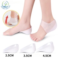 2.5/3.5/4.5cm Height Increase Insole Unisex Invisible Inner Height Increase Outdoor Foot Pad