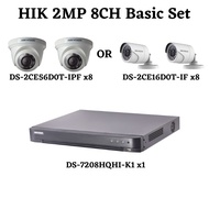 HIKVISION 8Channel 2MP AHD CCTV Basic Package