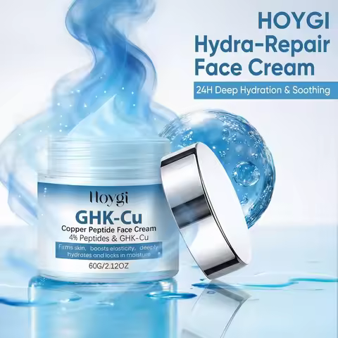 60g GHK-Cu Copper Peptide Face Cream Firming Elasticity Deep Hydration Long Lasting Moisturizing Dai