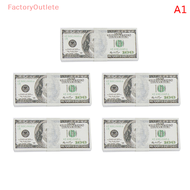 FactoryOutlete🧸Cheap💕 SHENG 5 Bundles 1:12 Dollhouse Miniature Play Money Mini Doll House Banknotes