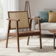 LOFT LIVING ABBY Solid wood Lounge Chair-Walnut