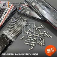 Jari Jari Chrome Original Merk TDR Jeruji Motor Chrome Ring 14 & 17 Ruji Ring 14 Ruji Ring 17 Chrome