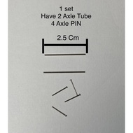 Wheel Axle Model Car Size 1/64 1 Set Can Hold 1 Car.