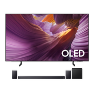77" OLED S85F 4K Samsung Vision AI Smart TV and Q-series Soundbar HW-Q930F 9.1.4ch Subwoofer & Rear 