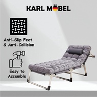 Katil lipat Foldable bed Folding sofa Single multi function portable camping lazy Recliner bed Kerusi malas 3 fold bed
