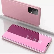 Limited - Case Samsung A51- A31 Clear View Standing Flip Cover Casing.,