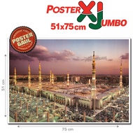 XJumbo MADINAH Poster - AL-MASJID AN-NABAWI #XJFJP546 - size 51 x 75 cm