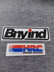 STICKER EMBLEM HRC STICKER FILTER MOTOR TIMBUL