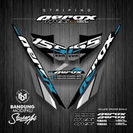 STRIPING AEROX ALL NEW CONNECTED 155 MLK 17/ VVA 2021-2023/ MOTO AEROX 155 NEW AEROX NEW 155/
