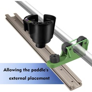 2 PCS Extend Kayak Paddle Holder Kayak Track Mount Accessories for Holding Standard Paddle, Kayak Oa