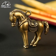 Horse Shape Brass Car Key Chain