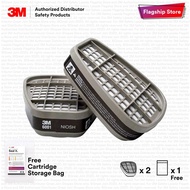 3M 6001 Organic Vapor/Painting Cartridge - Black (1 Pair) PSD_ RR_