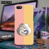 Evelye - Oppo A1k Mobile Phone Case - Oppo A1k Casing - Fashion Case Cartoon Cats - Girl Pattern Case - Mobile Phone Case - Mobile Phone Case - Casing - Mobile Phone Case - Casing - Hard Case - Mobile Phone Case - Casing - Casing - Mobile Phone Case - Cas