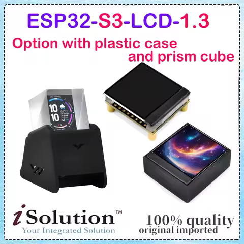 ESP32 S3 LCD Development Board 1.3 inch Display Screen ST7789 240x240 3D Transparent Refractive Pris