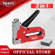 REAIM Nail Gun 3 IN 1 Nail Gunner Heavy Duty Professional Woodworking Tool