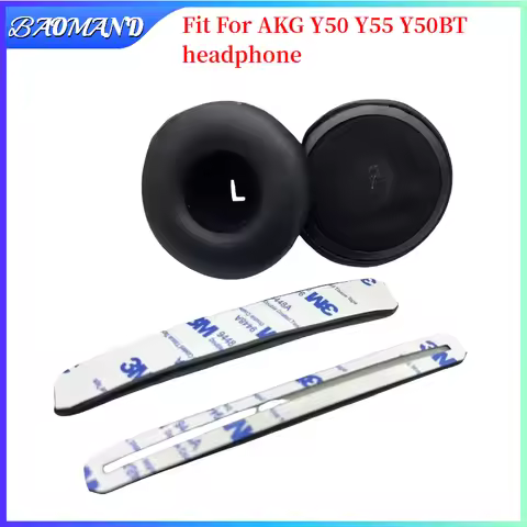 BAOMAND Replacement Protein Ear Pads For AKG Y50 Y55 Y50BT Headphones Soft Foam Ear Cushions High Qu