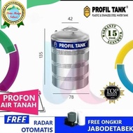 Tangki air toren air stainless 700 liter PROFILTANK PS700D PROFON