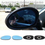 Left Right Side Heated Mirror Blue Glass Lens Replacement for BMW 1er 3er E82 E88 E90 E91 E92 E93 Pr