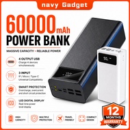 60000mAh Powerbank Fast Charging Full Capacity 4 USB Charge Ports PD Fast Charging Power bank powerb
