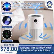 ODOROKU Air Purifier for Home Bedroom H13 True HEPA Filter for Large Room, Dust, Allergies, Pets, Smoke, Air Cleaners for Office, Quiet Auto Mode, Monitor Air Quality with PM2.5 Display