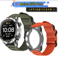 Aolon GT6 Pro case Screen protector Aolon GT6 Pro strap Nylon strap for Aolon GT6 Pro Smart Watch st
