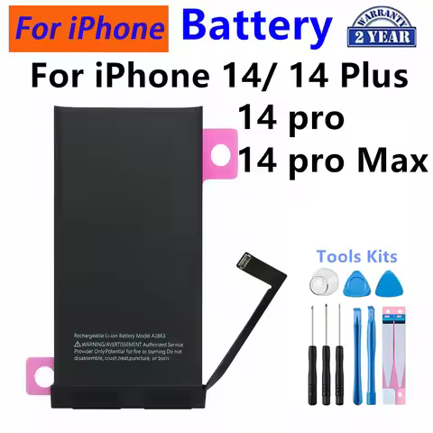 Brand New A863 A2866 A2830 Replacement Battery For iPhone 14 plus iPhone 14 pro Max Mobile phone Bat