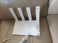 90%新 Huawei 華為路由 AX3 Pro AX3000 wifi6+ Mesh Router 國行 白色 強勁信號 NFC 鴻蒙
