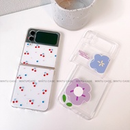 Hard case for Samsung Galaxy Z Flip 4 / Z Flip4 5G / Z Flip3 5G / Z Flip 3 transparent camera protec