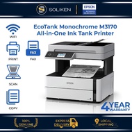 Epson EcoTank Monochrome M3170 Wi-Fi All-in-One Ink Tank Printer
