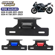 GSXR License Plate Holder For SUZUKI GSX-R 600 750 Tail Tidy Fender Eliminator GSXR600 GSXR750 LED L