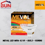 Meval LED MR16 4.5 W - GU5.3 - Kuning