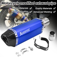 Akrapovic M1 Full Exhaust Pipe 38mm-51mm Universal Motorcycle Exhaust Muffler System with DB killer/