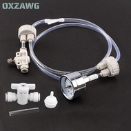 OXZAWG DIY CO2 Kit, Carbon Dioxide  Tube CO2 Generator, System Set Valve Gauge Bottle Cap Diffuser S