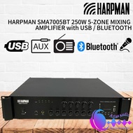 HARPMAN SMA7005BT 250W 5-ZONE MIXING AMPLIFIER with USB / BLUETOOTH