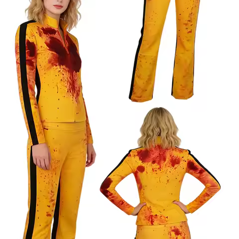 Fantasia 2003 Movie Kill Cosplay Bill The Bride Clothing Tops Pants Women Disfraz Costume Female Hal