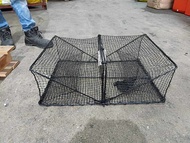 FOLDABLE SQUARE CAGE S801BENTO KETAM BITO KETAM BUBU KETAM CRAB TRAP.