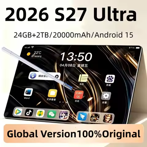 Original Tablet S27 Ultra 11 Inch 22GB RAM 2TB ROM tablet Android 15 Core Pad Tablet PC E-book prote