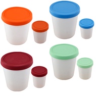 Ice Cream Containers Reusable Storage Tubs with Tight Sealing Lids, BPA-Free Freezer Container for P