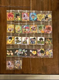 龍珠 餅貼 貼紙 威化餅 Bandai 第14彈 W14 全套26張