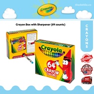 Crayola Crayons, Crayon Box with Sharpener, 64 count