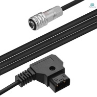 Andoer D-Tap to BMPCC 4K 2 Pin Locking Power Cable Replacement for Blackmagic Pocket Cinema Camera 4