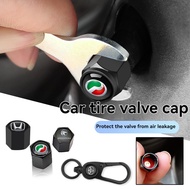 4PCS/SET Styling Tire Valve Stem Cap Car Logo Wheel Tire Air Valve Caps Cover Wheel Tyre Dust Stems 