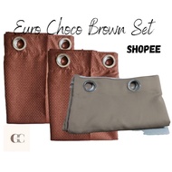 Euro Chocolate Mocha Brown set