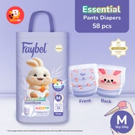 Faybel Baby Essestial PANTS Diaper - M 58pcs (PANTS)