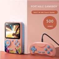 2 Player G5 Gameboy Portable Handheld Game Console  Macaron Game Player 500 in 1 Classic Games Retro